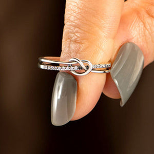Fashion Twisted 925 Sterling Silver Ring
