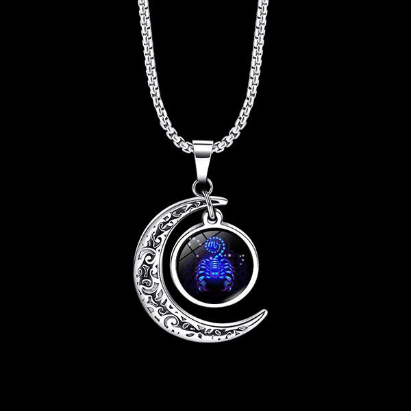 Fashion Zodiac Sign Unisex Necklace
