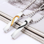 Love Is Believe Letter Couple Necklaces (Price A Pair) (Copy)