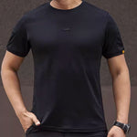 Men's Coolmax Material Round Collar Men's T-shirt
