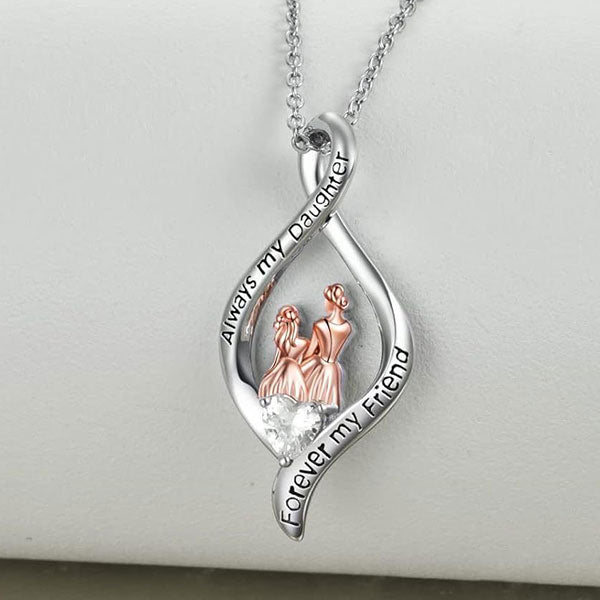 Deep Love Of Mother and Daughter Necklace