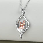 Deep Love Of Mother and Daughter Necklace