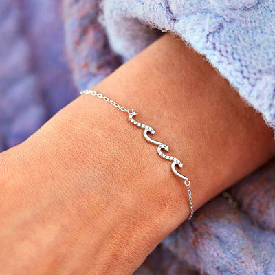 Fashion Tide Shape 925 Sterling Silver Bracelet