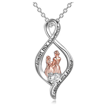 Deep Love Of Mother and Daughter Necklace