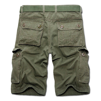 Fashion Solid Color Side Pocket Men's Short Pants Summer Wear