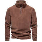 Men's Stand Collar Zipper Shirt