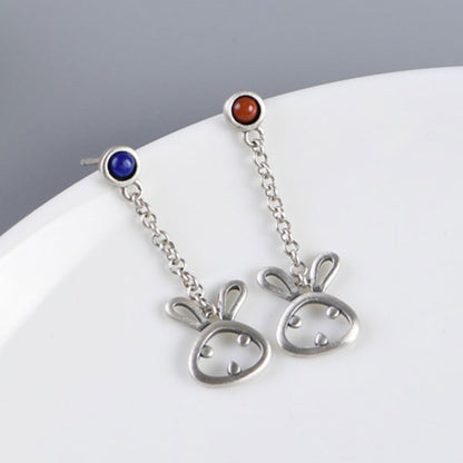 Rabbit And Parrot Shape 925 Sterling Silver Earrings Price A Pair
