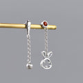 Rabbit And Parrot Shape 925 Sterling Silver Earrings Price A Pair