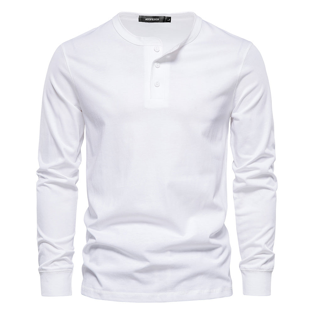 Fashion 100% Cotton Solid Color Men's Shirt