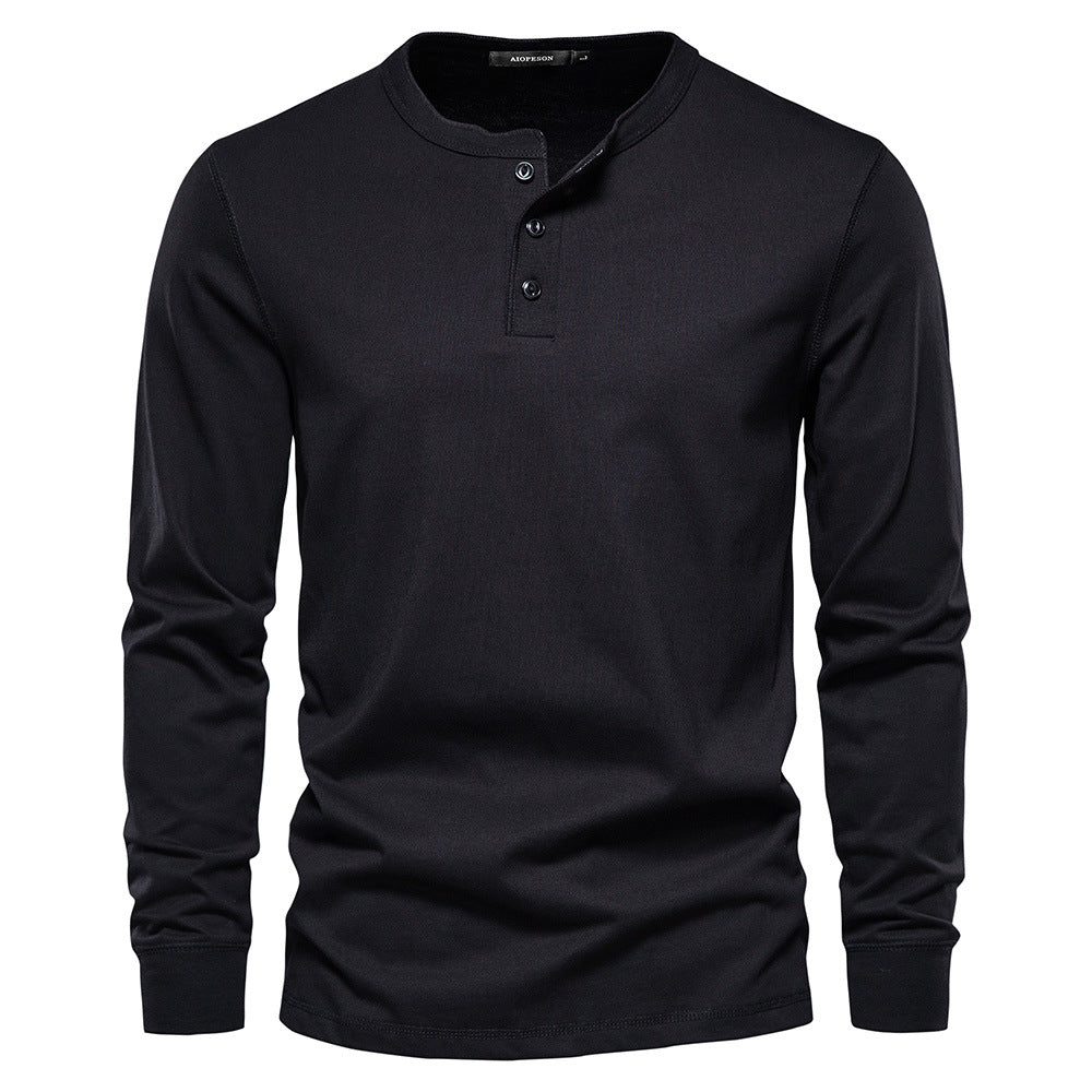 Fashion 100% Cotton Solid Color Men's Shirt