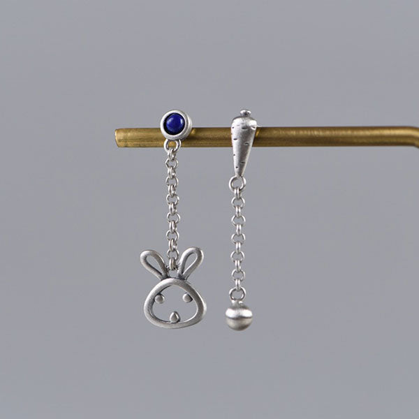 Rabbit And Parrot Shape 925 Sterling Silver Earrings Price A Pair