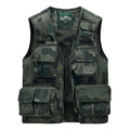 Fashion Men's Camouflage Multi-Pocket Vest For Outdoors