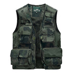 Fashion Men's Camouflage Multi-Pocket Vest For Outdoors