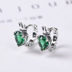 Elegant Crown 925 Sterling Silver Earrings Price A Pair