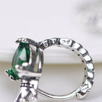 Elegant Crown 925 Sterling Silver Earrings Price A Pair