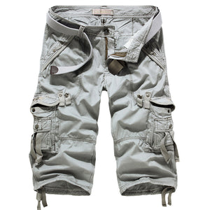 Fashion Multi Pockets Men's Capri Pants