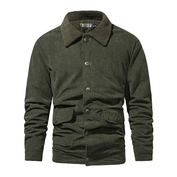 Men's Thick Causal Wear Corduroy Jacket US Size