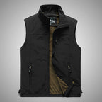 Simple Design Men's Vest With Velvet Inside