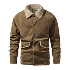 Men's Thick Causal Wear Corduroy Jacket US Size
