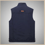 Simple Design Men's Vest With Velvet Inside