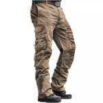Cotton Multi-Pocket Side Zipper Men's Cargo Pants