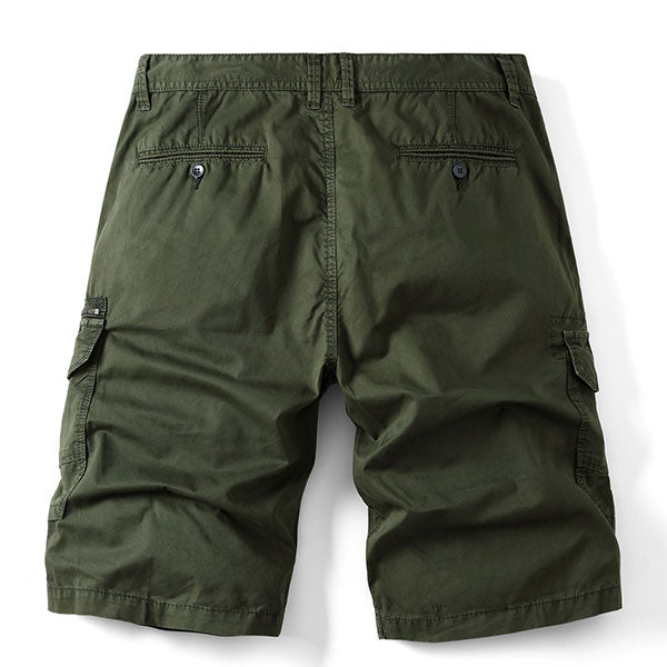 Fashion Solid Color Side Pocket Men's Short Pants