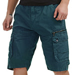 Fashion Solid Color Side Pocket Men's Short Pants