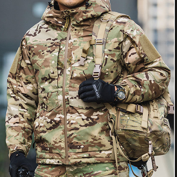 Winter Wear Thick Men's Camouflage Outwear