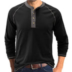 Daily Wear Men's Round Collar Henley Shirt US Size
