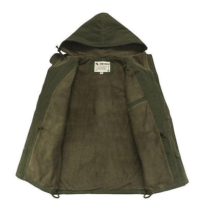 Army Style 100% Cotton Made Jacket For Autumn and Winter - Kingerousx