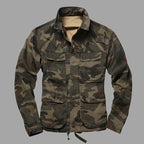 Army Style 100% Cotton Thick Heavy Causal Leisure Tank Jacket - Kingerousx