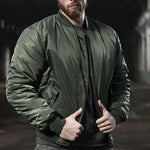 Army Style Daily Wear Men's Bomber Jacket Waterproof - Kingerousx