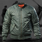 Army Style Daily Wear Men's Bomber Jacket Waterproof - Kingerousx