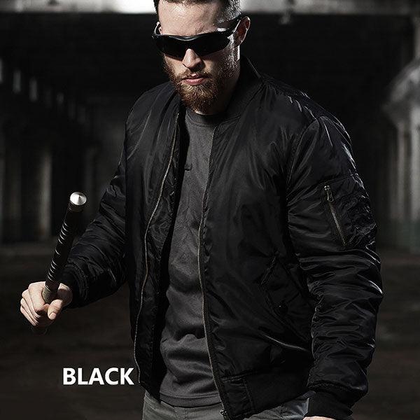 Army Style Daily Wear Men's Bomber Jacket Waterproof - Kingerousx