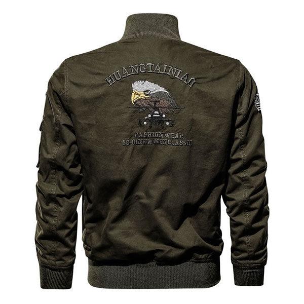 Army Style Daily Wear Men's Jacket With Velvet Inside Winter Wear - Kingerousx