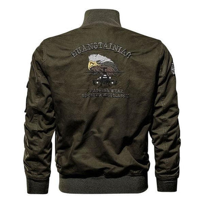 Army Style Daily Wear Men's Jacket With Velvet Inside Winter Wear - Kingerousx