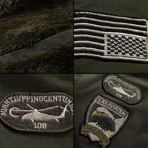 Army Style Daily Wear Men's Jacket With Velvet Inside Winter Wear - Kingerousx