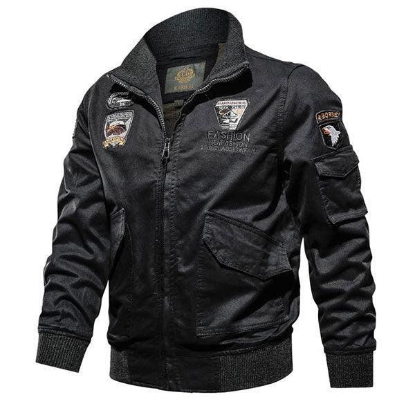 Army Style Daily Wear Men's Jacket With Velvet Inside Winter Wear - Kingerousx