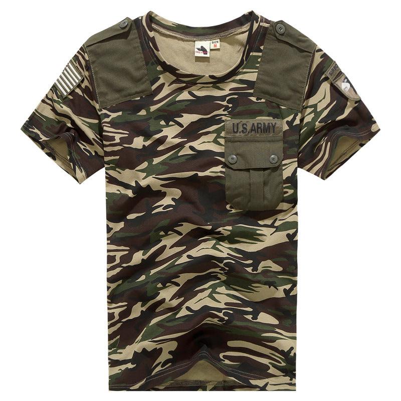 Army Style Men's T-Shirt - Kingerousx