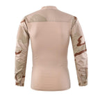 Army Style Men's V-Necklace Long Sleeve Shirt - Kingerousx