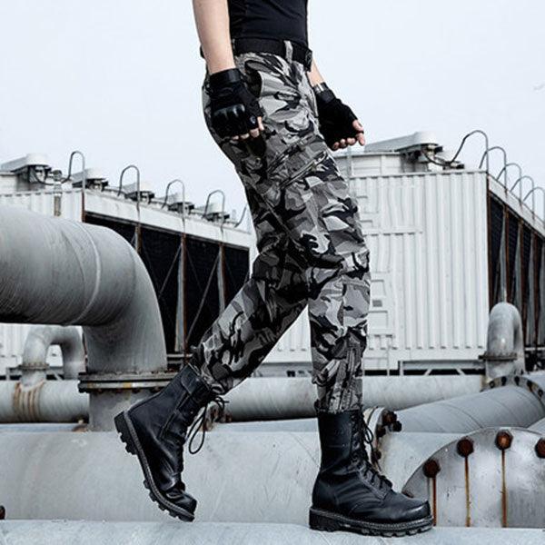 Army Style Multi-Pocket Cargo Pant For Sports and Outdoors - Kingerousx