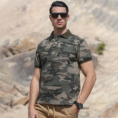 Camouflage Men's Outdoors T-Shirt - Kingerousx