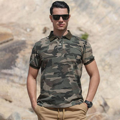 Camouflage Men's Outdoors T-Shirt - Kingerousx