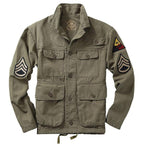 Fashion Army Style Men's Jacket Coat Thick 100% Cotton - Kingerousx