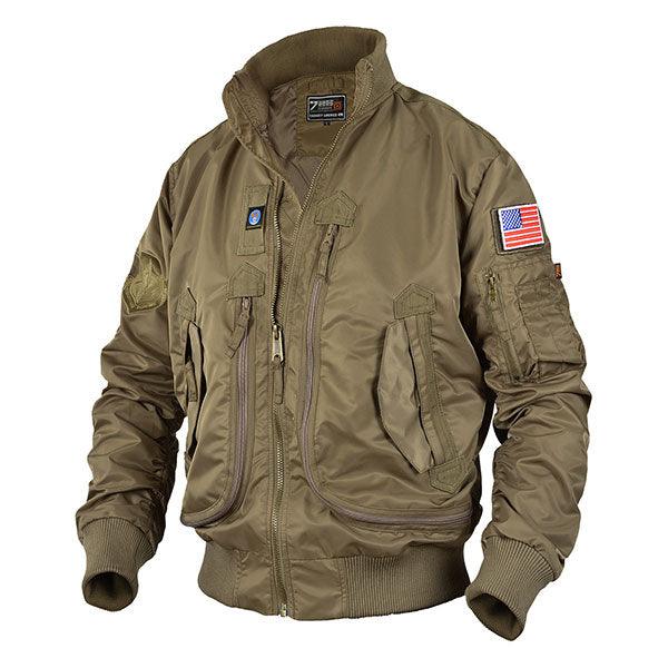 Fashion Army Style Stand Collar Men's Jacket - Kingerousx