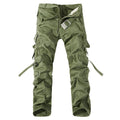 Fashion Multi-Pocket Solid Mens Cargo Pants Size 28-40 - Kingerousx