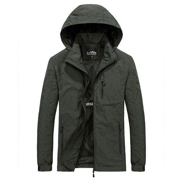 Fashion Simple Design Thin Men's Coat For Outdoors - Kingerousx