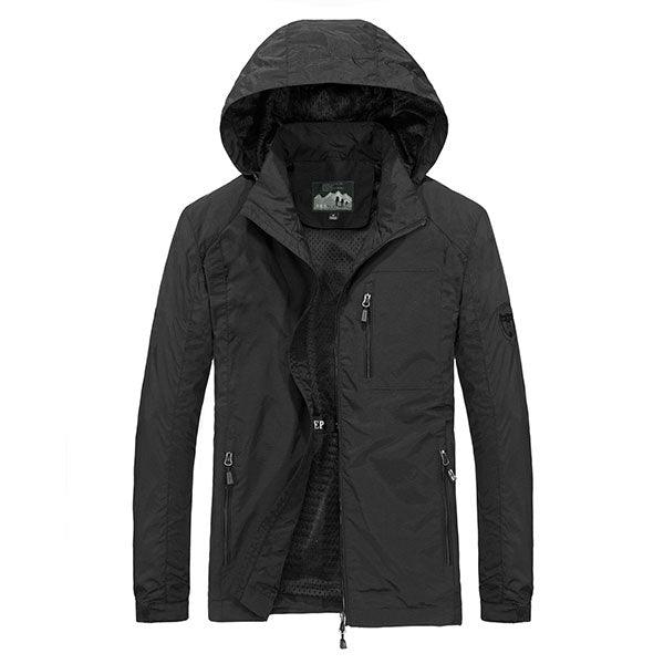 Fashion Simple Design Thin Men's Coat For Outdoors - Kingerousx