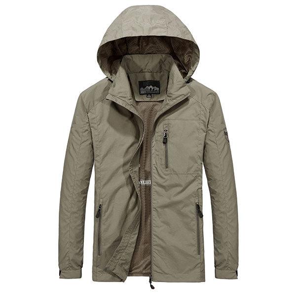 Fashion Simple Design Thin Men's Coat For Outdoors - Kingerousx