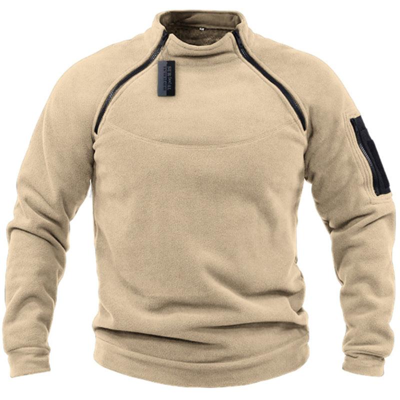 Fashion Solid Color Men's Sweater Coat - Kingerousx